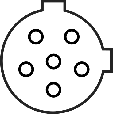 C-Code, 6-Pole Female