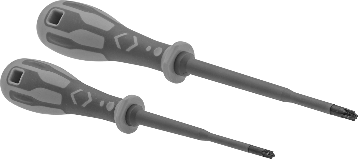 Elektrik Yalıtımlı Tornavida Setleri, 2 Parçalı Set, Pozidriv® Klemens Vidası