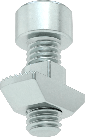 T-Yivli Çerçeve, Takılabilir Çekiç Somunu ve M6 Lokma Başlı, 1.5 inç ve 40 mm Ray