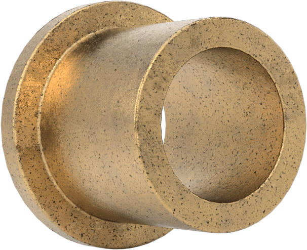 Yağ Dolgulu 841 Bronz Flanşlı Burçlu Yatak, 5/16" Mil Çapı ve 7/16" Muhafaza İç Çapı için, 7/16" Uzunluk — 7⁄16", 0.4375", 0.3125"