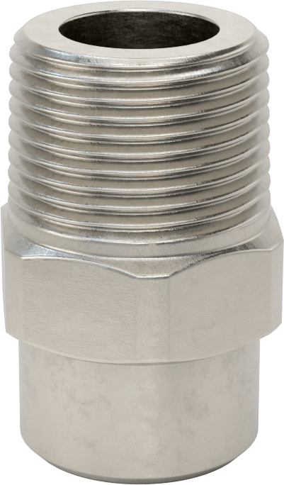 Tam Konili Püskürtme Nozulu, 303 Paslanmaz Çelik, 1 NPT Erkek, 20 PSI'da 10.8 gpm, 60 Derece Açı