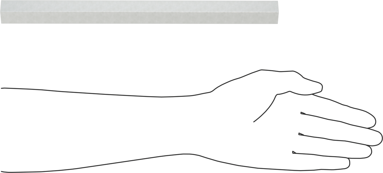 Yüksek Sıcaklık Uygulamaları için Lehim, 1 lb. Bar, 12" Uzunluk x 1" Genişlik x 1/2" Yükseklik