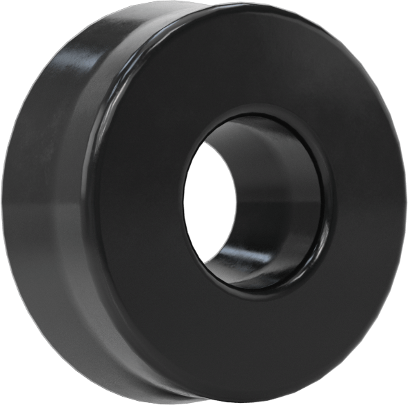 O-Ring Yüklü U-Cup Conta, 0.138 inç Genişlikli Yiv için, 0.125" İç Çap x 0.375" Dış Çap x 0.125" Genişlik