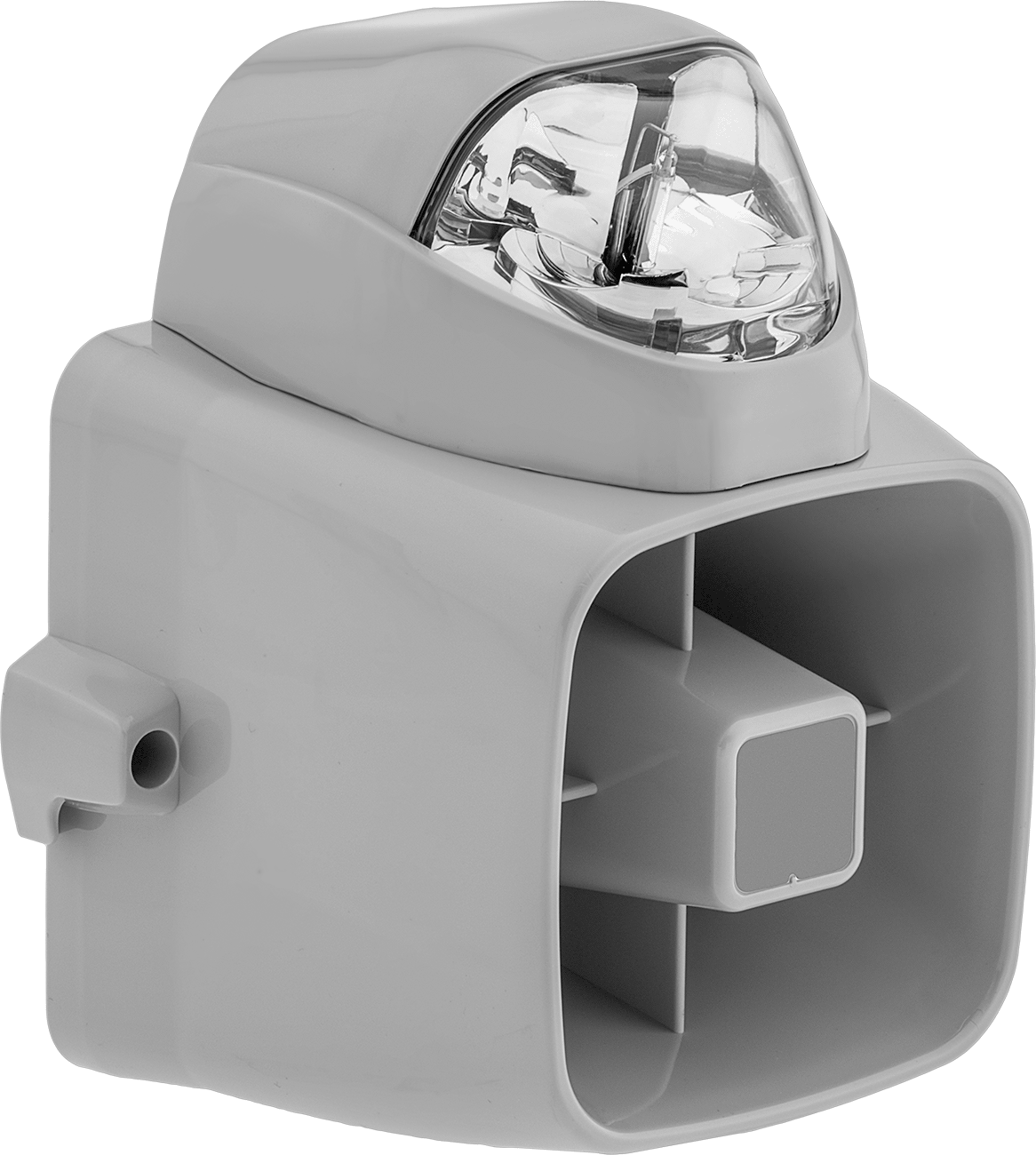 Sirenli Stroboskop Işığı — 12V DC, Siren, 100 dBA @ 10 ft., 81 dBA @ 100 ft.