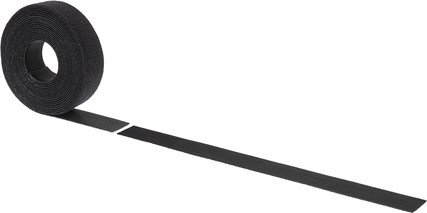 Cırt Cırtlı Kayış, Uzunluk Boyunda Yırtılabilir, 12 inçlik Delikli Aralıklı, 1" Genişlik x 180" Uzunluk — 1", 15 ft., Rulo
