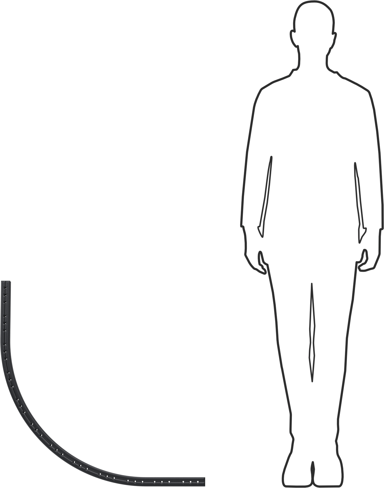 Paslanma ve Aşınmaya Dayanıklı I-Kirişli Makaralı Ray, Kapılar ve Perdeler için, 1400 lb. Kapasite, 90 Derece Eğrisi