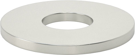 400 Nikel Genel Amaçlı Pul, 1/4" Vida Boyutu için, 0.265" İç Çap, 0.688" Dış Çap