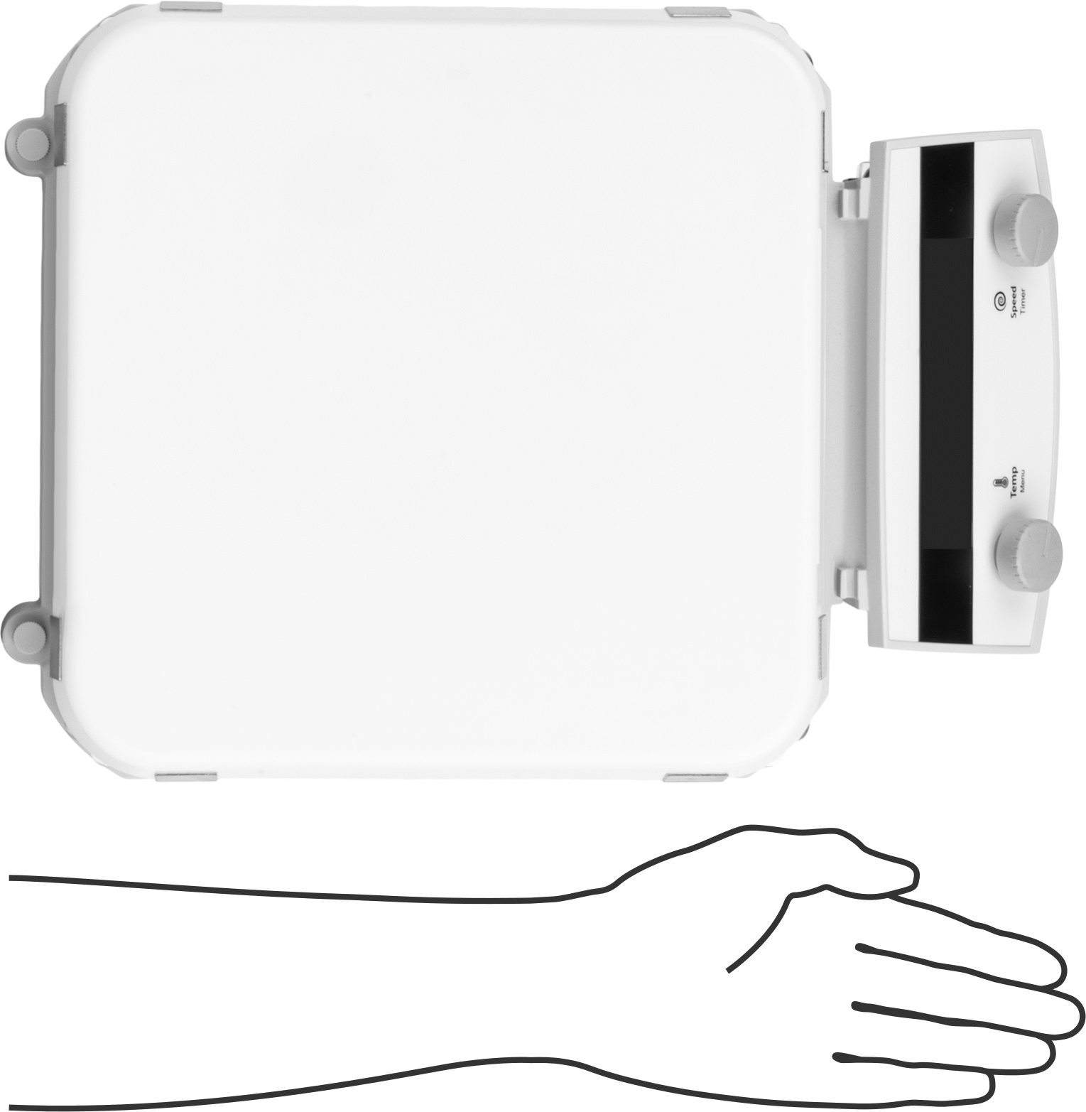 Cam Kaplar için Isıtma Plakası, Karıştırmalı Isıtma Plakası, 10" x 10" Isıtma Yüzeyi