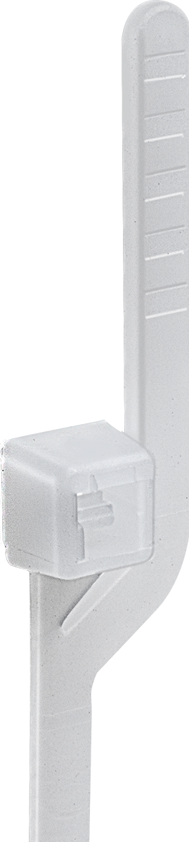Kolay Çıkarılabilir Kablo Bağları, 5-1/2" Uzunluk, 1-1/4" Maksimum Demet Çapı