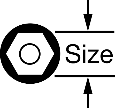 Hex with Pilot Recess