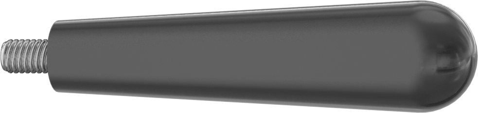 Plastik Konik Sap, 5/16"-18 Dişli 1/2" Uzunlukta Saplama — 5⁄16"-18, Kol, Makine, Sabit
