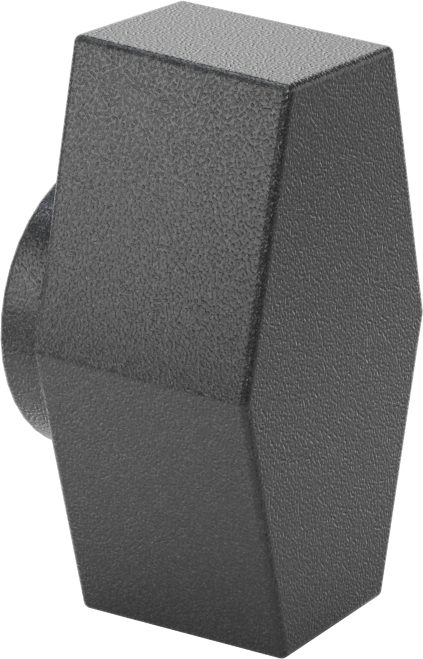 Plastik İki Kollu Topuz, 10-32 Dişli Delikli, 1-1/2" Genişlik Başlık — 10-32, İki adet kol, Plastic, Polypropylene