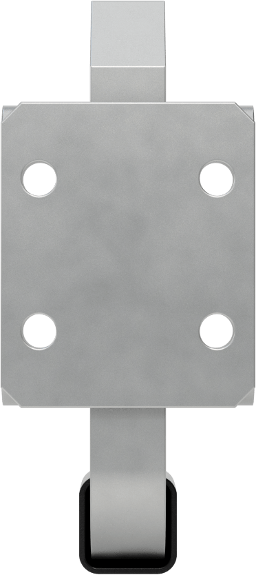Yaylı Kayar Cıvata Mandalı, Topuzlu Çekme, 304 Paslanmaz Çelik, 1-1/2" Yükseklik x 1-1/4" Genişlik