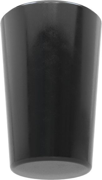 SBR Kauçuk Konik Tapa, Anma Ölçüsü 000, 3/8" ila 27/64" iç çap için, Delik Olmadan
