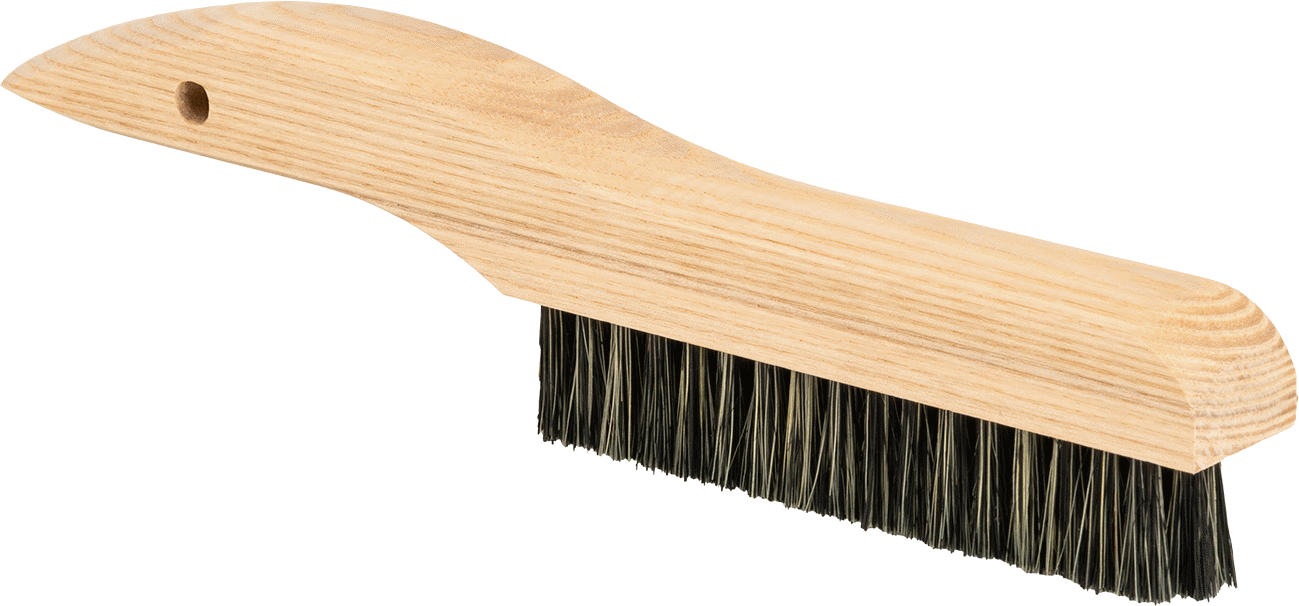 Yağlayıcılar için Ahşap Saplı Tek Kullanımlık Fırça, Bileşik ve Akı, 3/4" Genişlikte Kıllar, 12-3/4" Toplam Uzunluk