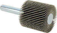 Alüminyum için Lamelli Zımpara Çarkı, Yumuşak Metal ve Metal Olmayan, Saplı, Pürüzsüz Yüzey için
