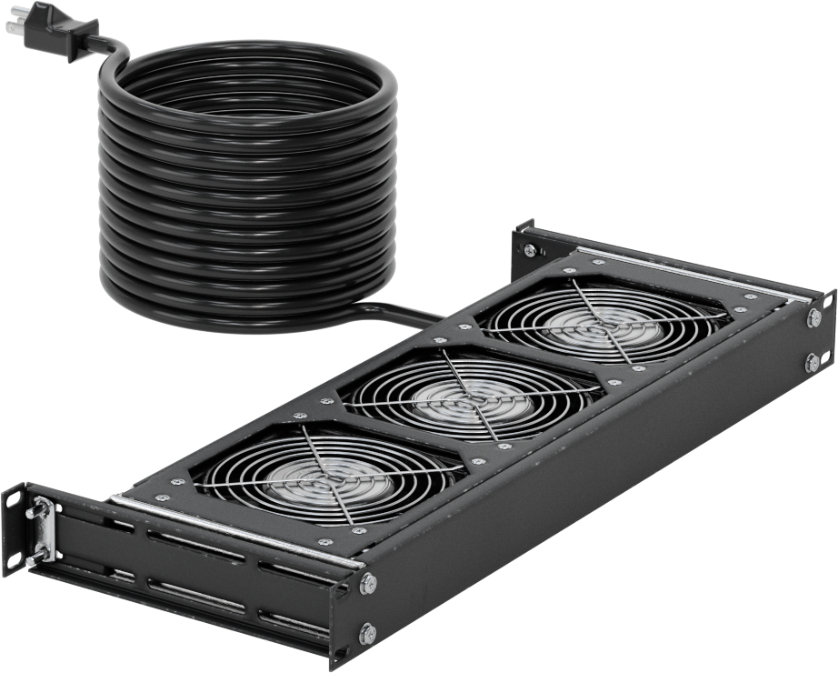Muhafaza Soğutma Fan Tepsisi, 120V AC, 3 Fanlı