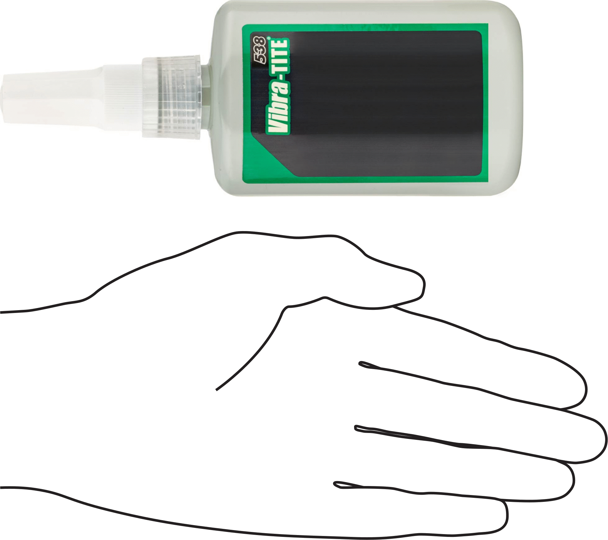 Sabitleme Bileşiği, Yağlı Sıkı Geçen Parçalar için, Vibra-Tite, 538, 1.69 FL oz