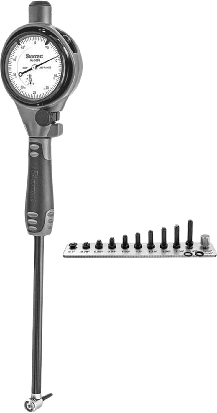 Starrett Kadranlı İç Çap Komparatörleri, 0.7" ila 1.5" Ölçüm Aralığı