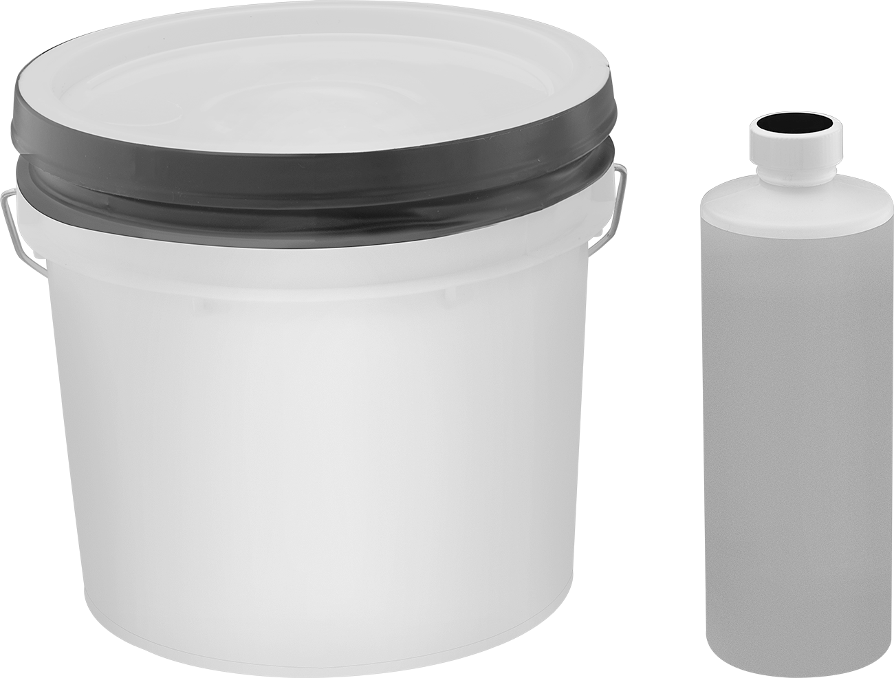 Isı Transferli Epoksi Kaplama Bileşiği, Kova ve Şişe, 1 Galon — 500° F, Bottle, Pail, 1.87 W/(m⋅°C)