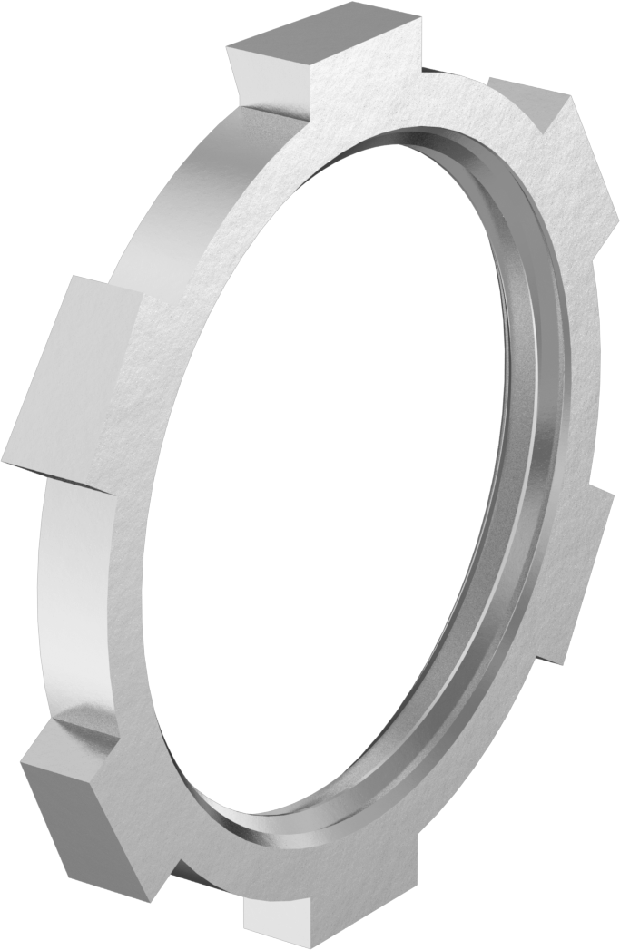 Orta ve Kalın Cidarlı Çelik Kanal için 1-1/2 NPSL 316 Paslanmaz Çelik Kilit Somunu — 316 Stainless Steel, Stainless Steel, Kilit Somunu,…