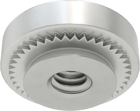18-8 Paslanmaz Çelik Sac Metal için Presle Takılan Somun, Yuvarlak Baş, M2 x 0.4mm, 0.8 mm Minimum Panel Kalınlığı için