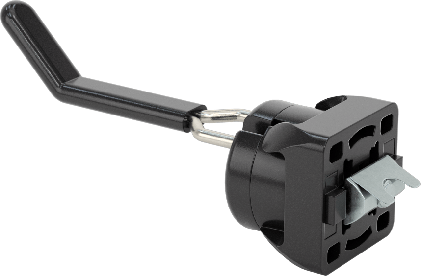 T-Yivli Çerçeve, Kanca Alet Tutucu 1.5 inç ve 40 mm Ray, 4-15/16" Çıkıntı