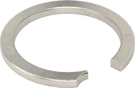 Tek Turlu Spiral İç Segman, 13 mm İç Çap için, 18-8 Paslanmaz Çelik