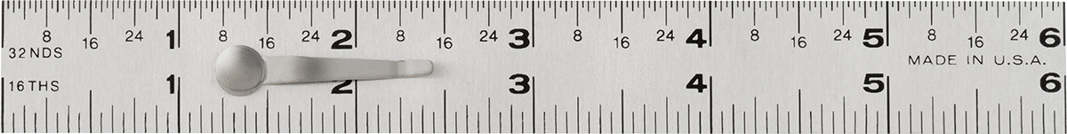 6" Uzunlukta Alüminyum Cep Cetveli — 6", Kare, Alüminyum