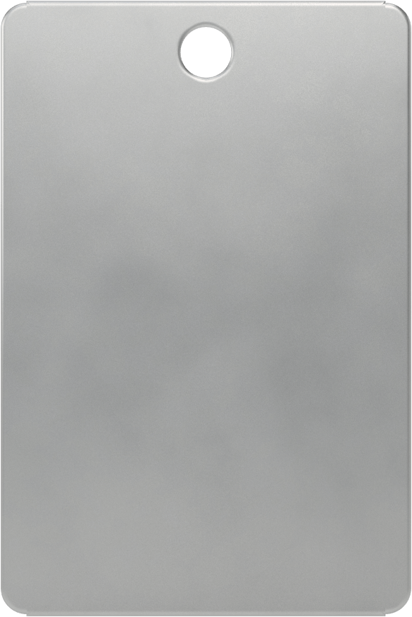 Metal Üzerine Yazılabilir Etiketler, 3" Yükseklik x 2" Genişlik