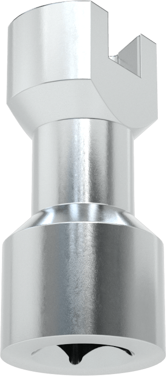 Strut Kanal Soketi, 1-5/8" Yüksekliğinde Dikme Kanalı için, 1/2" Kare Tahrik