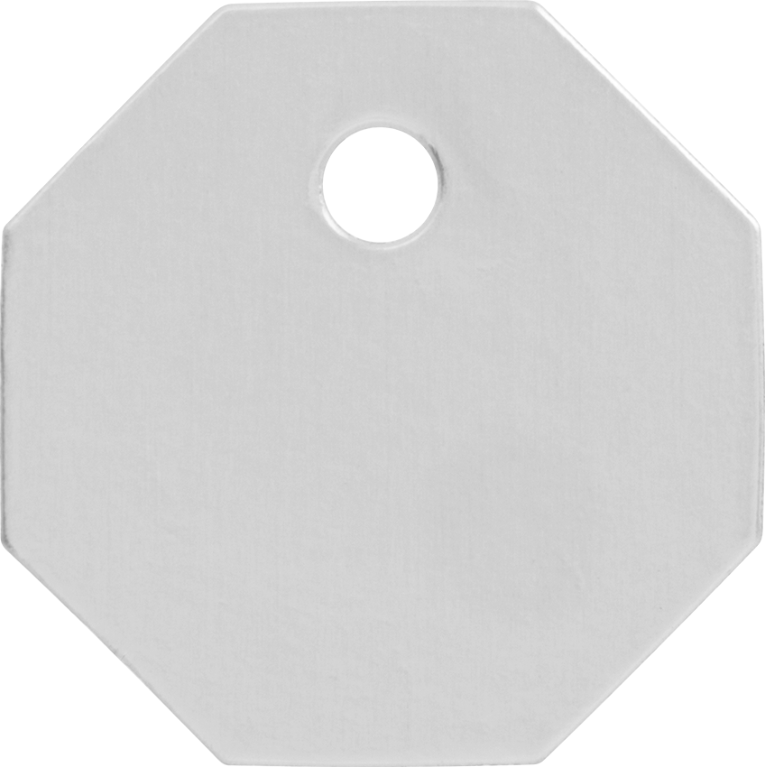 Hava Koşullarına Dayanıklı Karton Üzerine Yazılabilir Etiketler, Sekizgen, 1-1/4" Yükseklik x 1-1/4" Genişlik — Sekizgen, Cardstock, Pape…