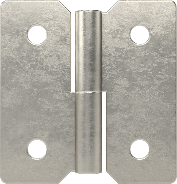 Delikli Yüzeye Monte Kaldırılabilir Menteşeler, 304 Paslanmaz Çelik, 1-1/2" Yükseklik x 23/32" Genişlik Kapı Kanadı, Sol Taraf