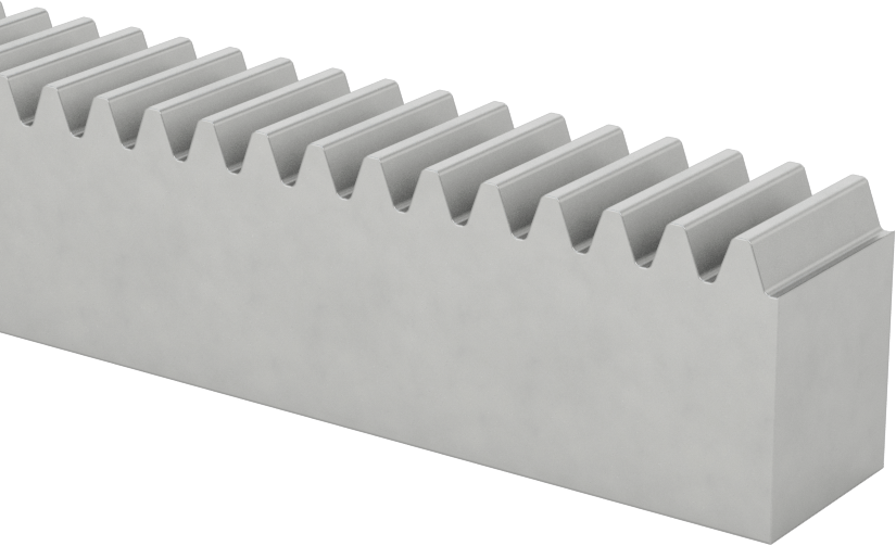 Metal Kremayer - 20 Derece Basınç Açısı, 1.5 Modül, 1000 mm Uzunluk, 18.500 mm Adım Yüksekliği