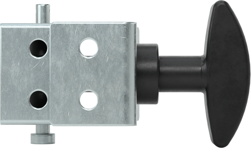 Hava Koşullarına Dayanıklı Çekme Mandalı, Çinko Kaplı Çelik Vurma Plakası, 2-1/2" Uzunluk x 1-1/2" Genişlik