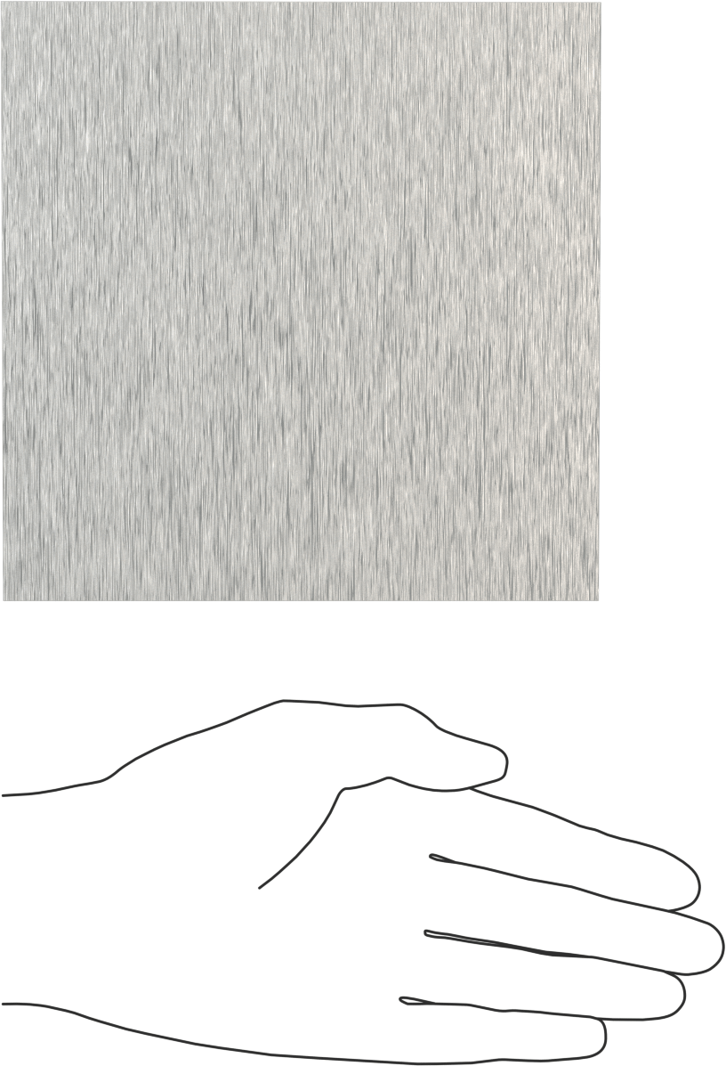 Yağla Sertleşen O1 Takım Çeliği Levha, Sıkı Tolerans, 1/8" Kalınlık, 6" x 6"