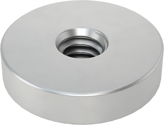 18-8 Paslanmaz Çelik Sac Metal için Presle Takılan Somun, Yuvarlak Baş, M2 x 0.4mm, 0.8 mm Minimum Panel Kalınlığı için
