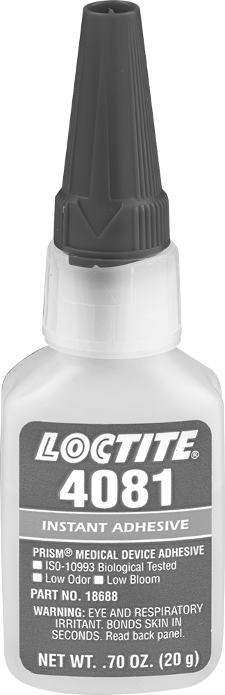 Anında Yapışan Yapıştırıcı, Düşük Kokulu Emici, Loctite® 4081, 0.7 FL. oz Şişe