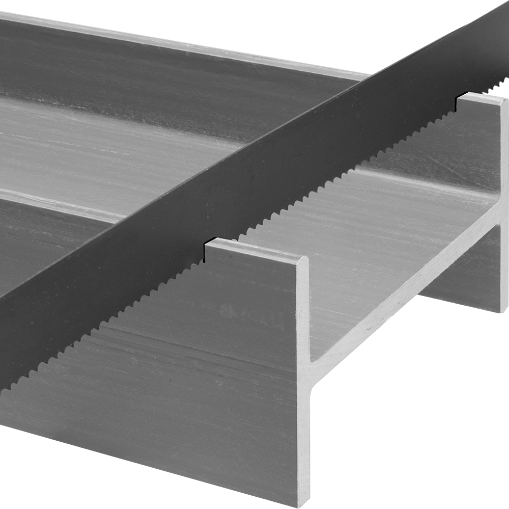 Yapısal Şekiller/Demetler için Şerit Testere Bıçağı, Uzun Ömürlü, 3/4" Genişlik x 0.035" Kalınlık, 85 inç Uzunluk