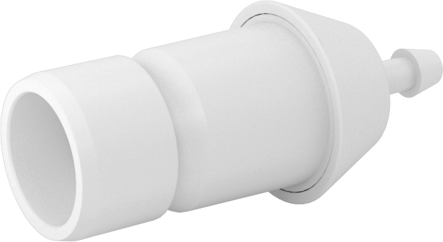 Hava ve Su için Yüksek Akışlı Hızlı Bağlantı Tüp Bağlantısı, Asetal Plastik Tapa, 1/8" Boru İç Çapı için, 1/8 Kaplin Boyutu
