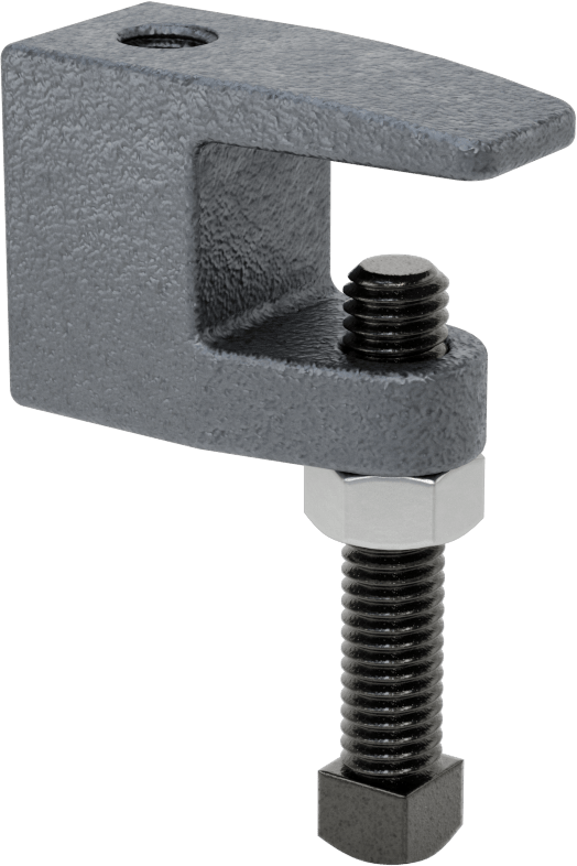 Gijon için Kiriş Kelepçesi, Alttan/Üstten Montaj, 3/8"-16 Çubuk Boyutu ve 13/16" Kiriş Kalınlığı için