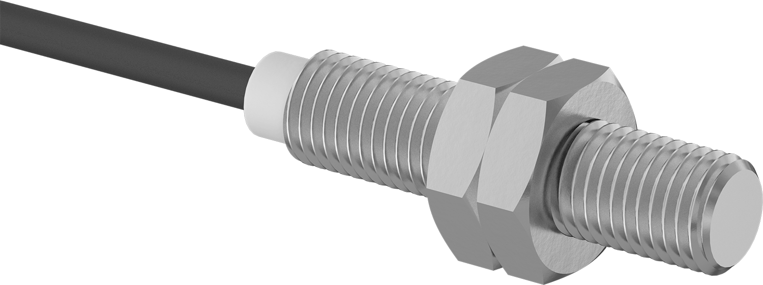 DC Metal Nesne Yakınlık Anahtarı, Paslanmaz Çelik, Kablo Uçlu Gömme, 8 mm Çap, 38 mm Uzunluk — 10V DC-30V DC, Sabit Kablolama, Endüktif
