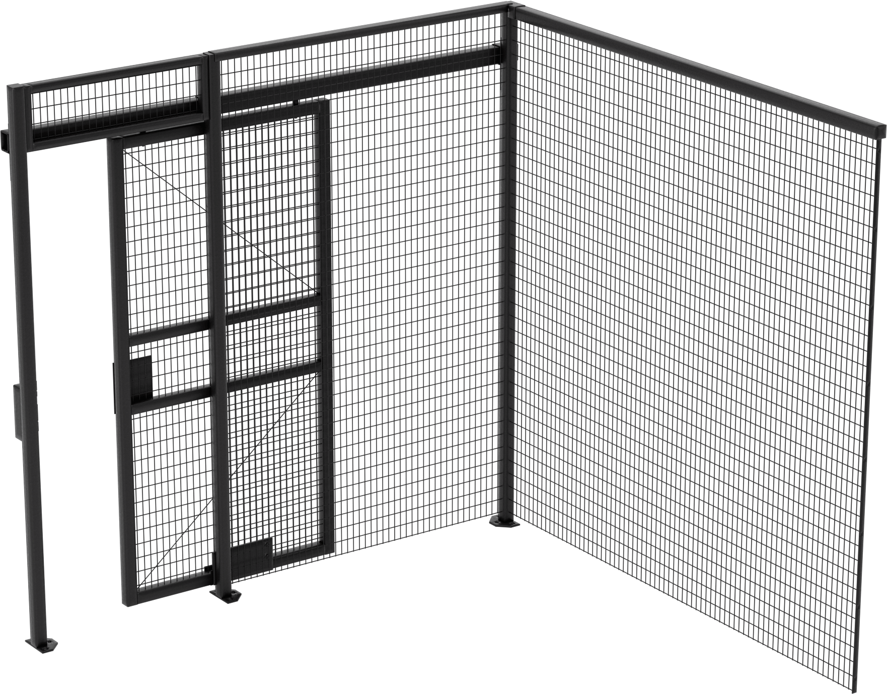 Tel Bölme, 2 Yan, 8 Fit Genişlik x 8 Fit Yükseklik x 8 Fit Derinlik Toplam