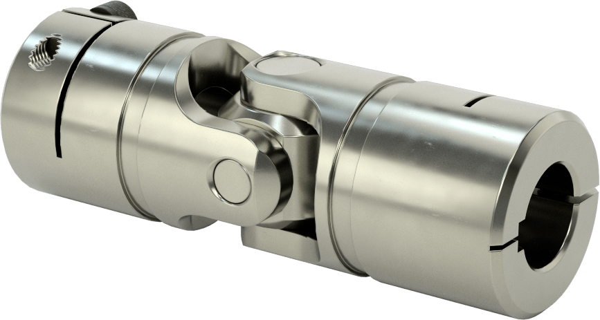 Kelepçeli Tekli U-Mafsal, 5/8" Çap x 1-1/4" Derinlikli Mil