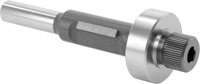 Mikro Taneli Karbür Kesme Freze Ucu, Kaplamasız, 3/8" Kesme Çapı, 1/2" Kesme Uzunluğu