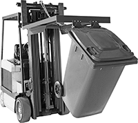 Forklift Çöp Kovası Boşaltıcıları