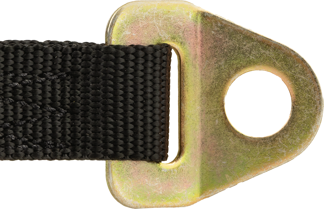 Bağlama kayışları için sabit uç, Halka x Ankraj Plakası, 1" Genişlik, 1 Fit Uzunluğunda