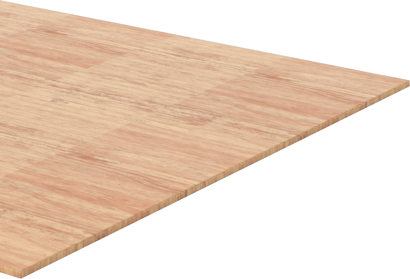 Balsa Ağacı Çekirdek, Sert, 1/4" Kalınlık, 24 inç Genişlik, 48 inç Uzunluk