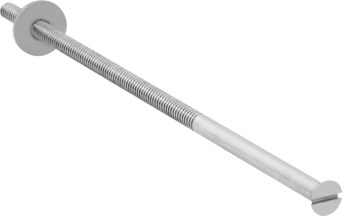 550 lb. Kapasiteli Paslanma ve Aşınmaya Dayanıklı I-Kirişli Makaralı Ray için Ray Montaj Cıvatası — 300 Series Stainless Steel, Stainless…