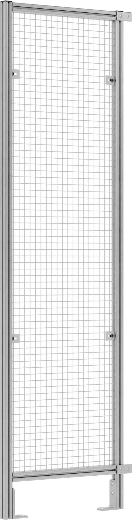 7 Fit Toplam Yükseklik x 2'0" Genişlik, T-Yuvalı Çerçeveleme Makinesi Koruyucusu için Tel Örgü Panel — Panel, Tel Örgü, Çelik